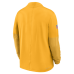 Пуловер Pittsburgh Steelers Nike Gold Sideline Dri-FIT Half-Zip