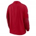 San Francisco 49ers Nike Scarlet Sideline Dri-FIT Half-Zip Pullover