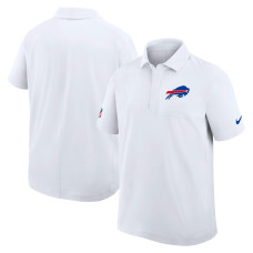 Поло Buffalo Bills Nike White Sideline Woven Dri-FIT Поло Buffalo Bills Nike White Sideline Woven Dri-FIT