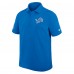 Detroit Lions Nike Blue Sideline Woven Dri-FIT Polo