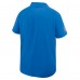 Detroit Lions Nike Blue Sideline Woven Dri-FIT Polo