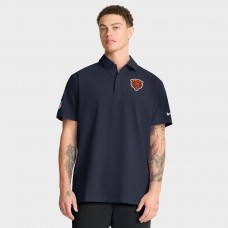 Chicago Bears Nike Navy Sideline City Pride Woven Performance Polo Chicago Bears Nike Navy Sideline City Pride Woven Performance Polo