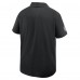 Las Vegas Raiders Nike Black Sideline Woven Dri-FIT Polo