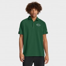 New York Jets Nike Green Sideline Woven Dri-FIT Polo New York Jets Nike Green Sideline Woven Dri-FIT Polo
