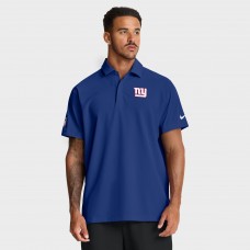 New York Giants Nike Royal Sideline Woven Dri-FIT Polo New York Giants Nike Royal Sideline Woven Dri-FIT Polo