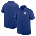 New York Giants Nike Royal Sideline Woven Dri-FIT Polo