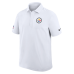 Поло Pittsburgh Steelers Nike White Sideline Woven Dri-FIT