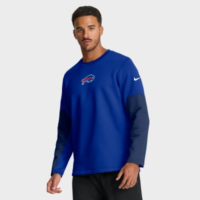Футболка с длинным рукавом Buffalo Bills Nike Royal Sideline Scripted to Win Performance