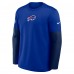 Футболка с длинным рукавом Buffalo Bills Nike Royal Sideline Scripted to Win Performance