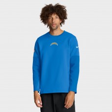 Футболка с длинным рукавом Los Angeles Chargers Nike Powder Blue Sideline Coach Therma-FIT