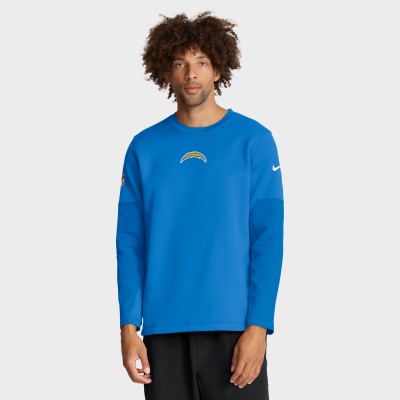 Футболка с длинным рукавом Los Angeles Chargers Nike Powder Blue Sideline Coach Therma-FIT