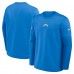 Футболка с длинным рукавом Los Angeles Chargers Nike Powder Blue Sideline Coach Therma-FIT