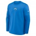 Футболка с длинным рукавом Los Angeles Chargers Nike Powder Blue Sideline Coach Therma-FIT