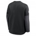 Los Angeles Rams Nike Sideline Coach Therma-FIT Long Sleeve T-Shirt - Black