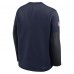 New England Patriots Nike Navy Sideline Coach Therma-FIT Long Sleeve T-Shirt