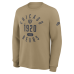 Футболка с длинным рукавом Chicago Bears Nike Tan Blitz Package Rewind Slub Dri-FIT