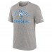 Los Angeles Chargers Nike Heather Gray Favorable Timeline Tri-Blend T-Shirt