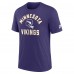 Minnesota Vikings Nike Purple Favorable Timeline Tri-Blend T-Shirt