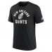 Футболка New Orleans Saints Nike Black Favorable Timeline Tri-Blend