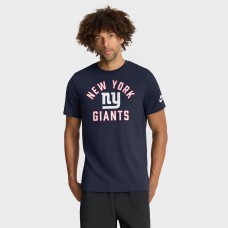 New York Giants Nike Navy Favorable Timeline Tri-Blend T-Shirt