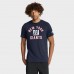 New York Giants Nike Navy Favorable Timeline Tri-Blend T-Shirt
