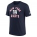 New York Giants Nike Navy Favorable Timeline Tri-Blend T-Shirt