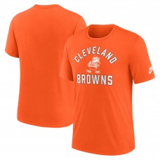 Футболка Cleveland Browns Nike Orange Favorable Timeline Tri-Blend