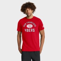 San Francisco 49ers Nike Scarlet Favorable Timeline Tri-Blend T-Shirt