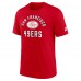 San Francisco 49ers Nike Scarlet Favorable Timeline Tri-Blend T-Shirt