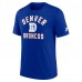 Футболка Denver Broncos Nike Royal Favorable Timeline Tri-Blend