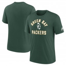 Футболка Green Bay Packers Nike Green Favorable Timeline Tri-Blend