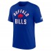 Футболка Buffalo Bills Nike Royal Favorable Timeline Tri-Blend