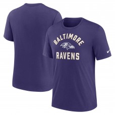 Футболка Baltimore Ravens Nike Purple Favorable Timeline Tri-Blend