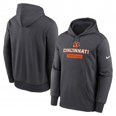 Cincinnati Bengals Nike Anthracite Toss Sweep Performance Pullover Hoodie Cincinnati Bengals Nike Anthracite Toss Sweep Performance Pullover Hoodie