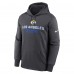 Los Angeles Rams Nike Toss Sweep Performance Pullover Hoodie - Anthracite