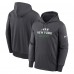 New York Jets Nike Anthracite Toss Sweep Performance Pullover Hoodie New York Jets Nike Anthracite Toss Sweep Performance Pullover Hoodie