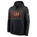 Cincinnati Bengals Nike Black Busted Play Club Fleece Pullover Hoodie