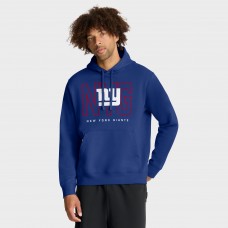 New York Giants Nike Royal Busted Play Club Fleece Pullover Hoodie