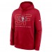 San Francisco 49ers Nike Scarlet Busted Play Club Fleece Pullover Hoodie