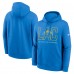 Los Angeles Chargers Nike Powder Blue Busted Play Club Fleece Pullover Hoodie