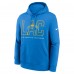Los Angeles Chargers Nike Powder Blue Busted Play Club Fleece Pullover Hoodie