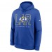 Los Angeles Rams Nike Busted Play Club Fleece Pullover Hoodie - Royal