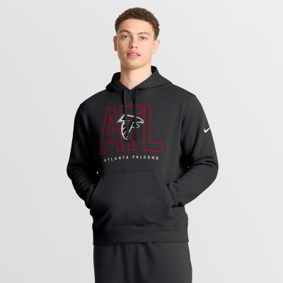 Толстовка Atlanta Falcons Nike Black Busted Play Club Fleece