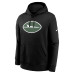 New York Jets Nike Black Club Fleece Pullover Hoodie