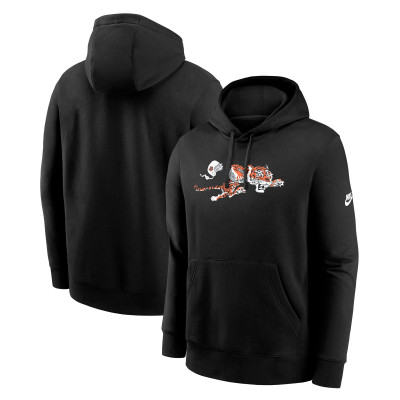 Толстовка Cincinnati Bengals Nike Black Club Fleece