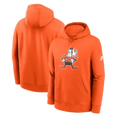 Толстовка Cleveland Browns Nike Orange Club Fleece