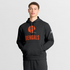 Cincinnati Bengals Nike Black Best Season Rewind Club Pullover Hoodie