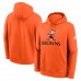 Толстовка Cleveland Browns Nike Orange Best Season Rewind Club
