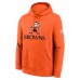 Толстовка Cleveland Browns Nike Orange Best Season Rewind Club