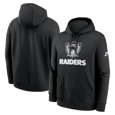 Las Vegas Raiders Nike Black Best Season Rewind Club Pullover Hoodie
